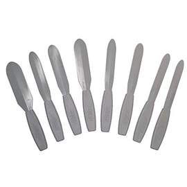 Albion Engineering 1058-G01 C.A.T. Spatula Set, Plastic, Pack of 8