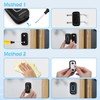 Aigostar Wireless Bell with RGB Light, IP55 Waterproof Outdoor Door