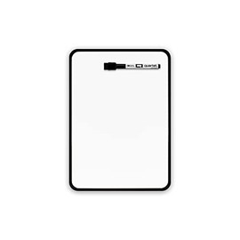 Quartet Vinyl Frame Magnetic Dry-Erase Board, 9''x12'' (Q020912P01-CA-R), White
