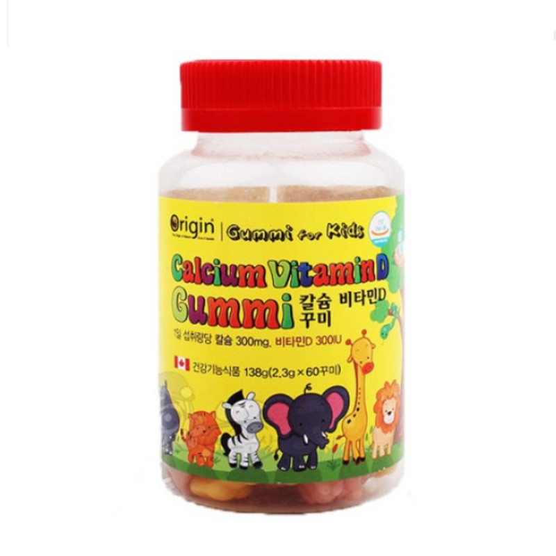 Origin Children's Calcium Vitamin D Kkumi 60 20-day supply /