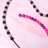 Black & White Elastic Cord / Round Hat Rubber (1mm,