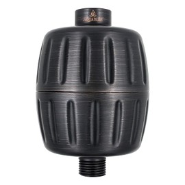 AquaBliss Heavy Duty Shower Filter – Advanced 30x Filtration - Universal Multi-Stage Shower Head Filter Reduces Chemicals, Chlorine & Odors - Oil Rubbed Bronze (SF500)