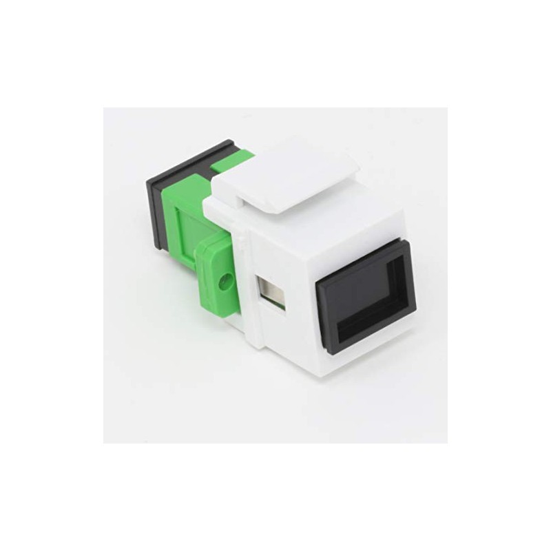 Fiber Optic Keystone Coupler Jack SC Simplex Singlemode APC