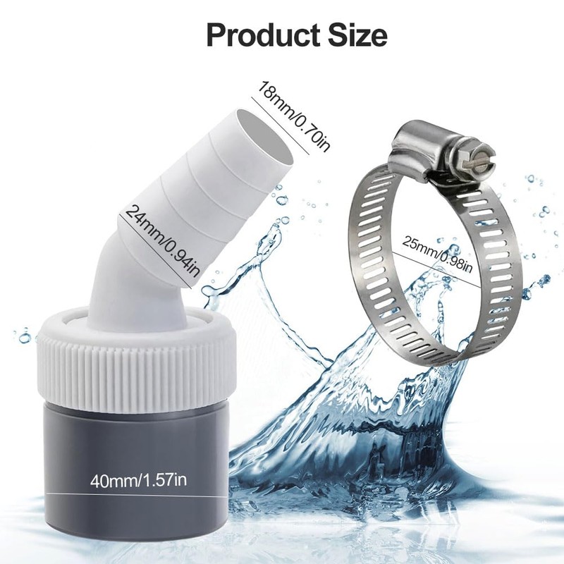 Washing Machine Drain Adapter, Dishwasher and Washing Machine Drain Adapter