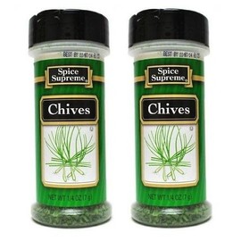 Spice Supreme Seasonings: Chives (Pack of 2) .25 oz Size