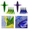 Feather Trolling Skirt Tuna Fishing Lure with Steel Hooks for