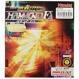 Nittaku NR-8530 Table Tennis Rubber Hammond FA Table Soft High Elasticity Red MAX