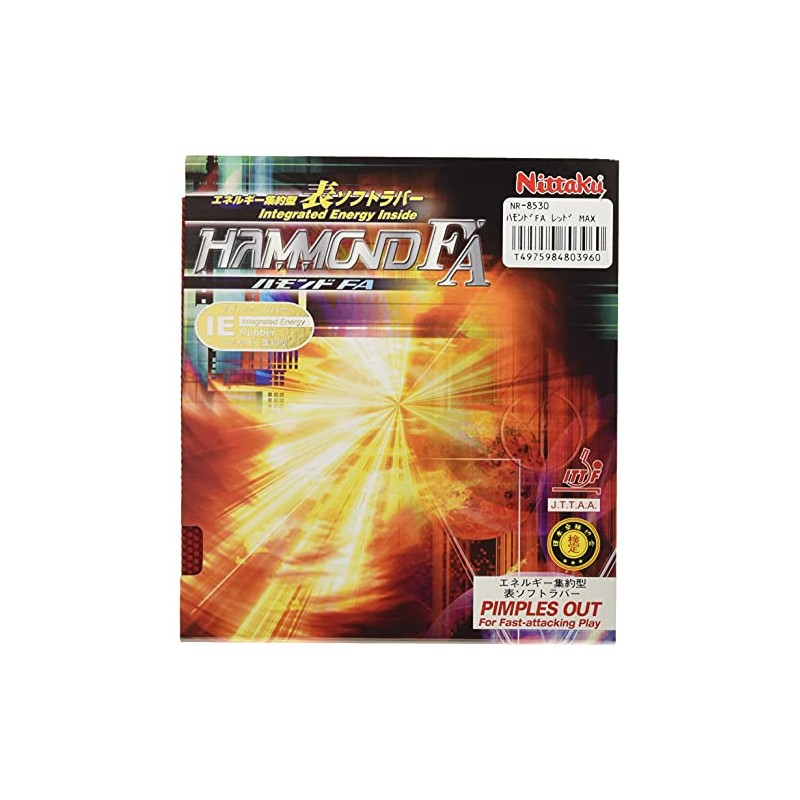 Nittaku NR-8530 Table Tennis Rubber Hammond FA Table Soft High