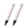 Artsunlvy Black Paint Pens Permanent Markers - 2 Pack Oil