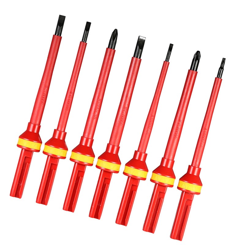 Sunydog 13pcs 1000V Changeable Insulated Screwdrivers Set with Magnetic Slotted