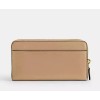 Coach CH801 Accordion Zip Around Wallet Refined Calf Leather $225