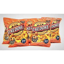 10 Pack JAY'S O'KE DOKE Cheese Flavored Popcorn A Chicago Original 10 Pack .625 oz bags