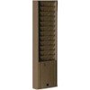 Metal Wall Mounted Time Card Holder Rack, Model 167H, 12
