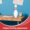 ULTNICE White Bowling Shaped Piggy Bank - Creative Unbreakable Coin