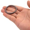 Amanaote Gun Black 1.5" Inner Diameter O Ring Non Welded