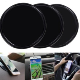 8cm Anti-slip Nano Pad for Car Dashboard Attachment - Black / 자동차 대시보드 부착 미끄럼 방지 나노 패드 8cm -블랙