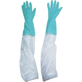 Towa Corporation 721-G-M Fleur Gloves with Arm Cover, Vister Arm Cover, Green, M