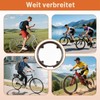 RJLLKD Universal 4 Holes Bicycle Sprocket Cover for 42 Teeth,