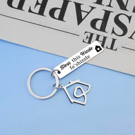 UVIBEW House Warming Gifts New Home Women Men New Home Keychain New Home Gift Ideas for Couple First Home Gifts For Homeowners Gift For New Homeowners House Warming Gifts New Apartment