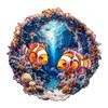 Wooden Puzzles for Adults - Challenging Clownfish Journey Adult Puzzle,