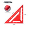 Carpenter Square 12 Inch, Thickened Aluminum Rafter Square Alloy Triangle