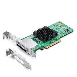 ipolex External PCI Express SAS/SATA HBA, SAS2008 Chip, 8-Port 6Gb/s, Same as 9200-8E