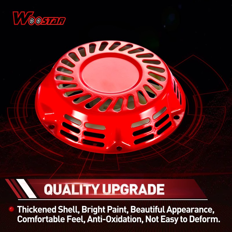 WOOSTAR Recoil Pull Starter Replacement for GX160 GX200 Generator 168F