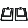 Pair Rockville SR3 Low Profile Speaker Riser Stands for 2"