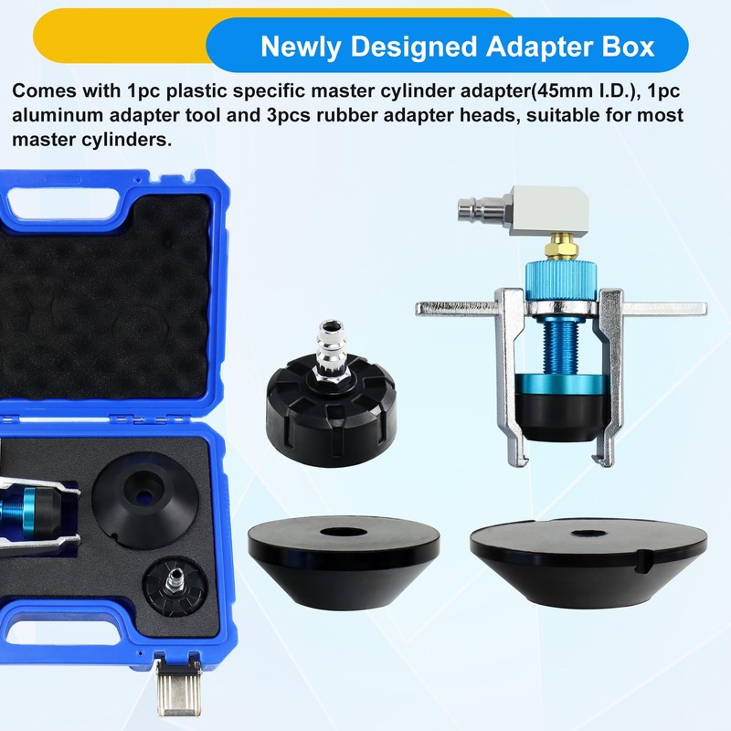 JoyFans Brake Clutch System Master Cylinder Adapter Kit, Works with