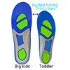 Children's Athletic Gel Insoles for Cushion and Comfort for Active
