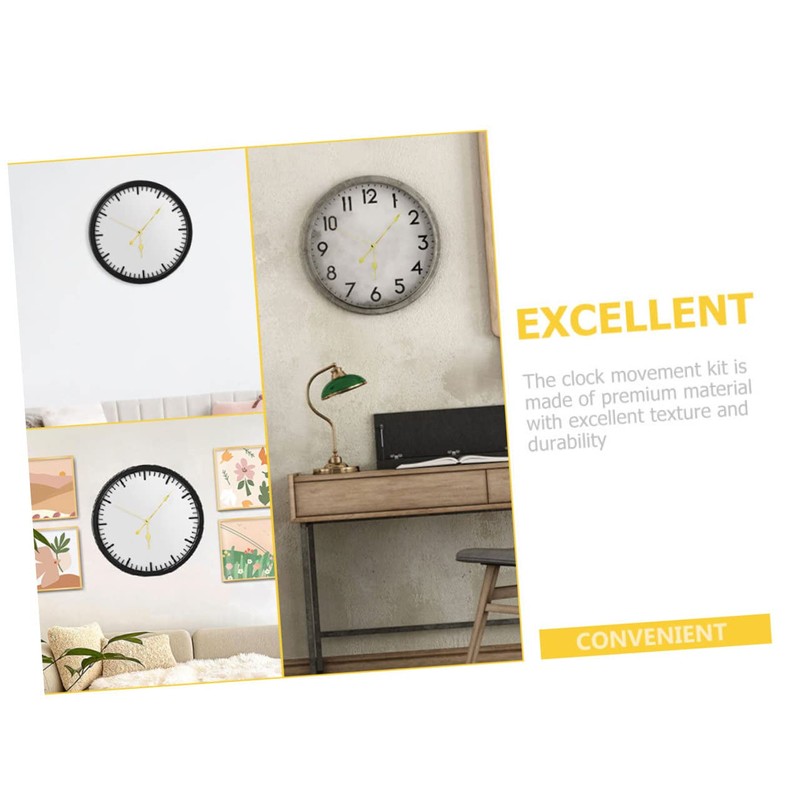 SHINEOFI 2 Sets DIY Clock Mechanism Repair Kit Replacement Clock