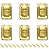 6PCS Toggle Catch Latch Clasp, Jewelry Box Lock Buckle for
