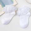MEMOFYND 4 Pairs Lace Socks, Ruffle Socks, Ballet Socks, Lace
