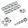 Square Nut, 100Pcs M3 M4 M5 M6 M8 DIN557 Stainless