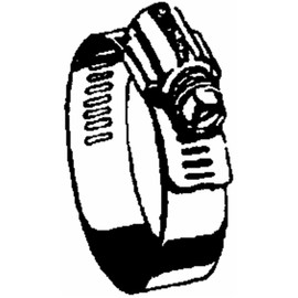 Ideal 63 Series, 5-1/4" - 6" Diameter, Stainless Steel HY-Gear 9/16" Worm Drive Hose Clamp (Box of 10)