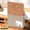 Huuraa Elephant Silhouette Notebook Gift DIN A5 80 Sheets Including