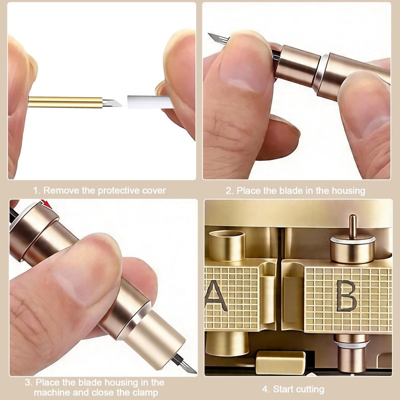 5 Pcs Deep Cut Blade Set, Fine Point Blade with