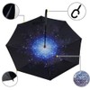 Reverse Durable Umbrella, Windproof and Reversible Double-Layer Inverted Umbrella for