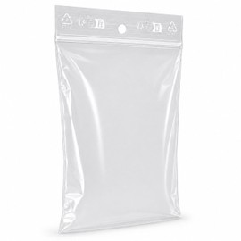 PACKY - Zip Bags 4 x 6 cm - Pack of 500 - Ziplock Bags - Transparent