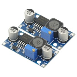 2Pcs 4A XL6009 Boost Converter Step Up Adjustable 15W DC 3-32V to 5-50V DC-DC Power Supply Module