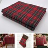 Red Christmas Plaid 4.5oz Shirting Flannel Fabric for Festive Family