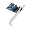 PC Network Card Single RJ45 Port Diskless Function PCIe Gigabit