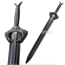 Munetoshi 36" Polypropylene God Killer Black Sword Sturdy Display Training Prop Cosplay Costume
