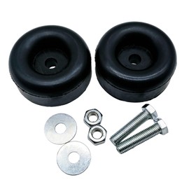 2 Packs Extreme Heavy Duty Anti-Vibration Rubber Foot Pads for Generators, Pressure Washers, Air Compressors, Reduce Noise & Keep Place (1"x2.5")