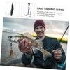 Sosoport 6 Pcs Fish Shape Bait Durable Simulation Lure for