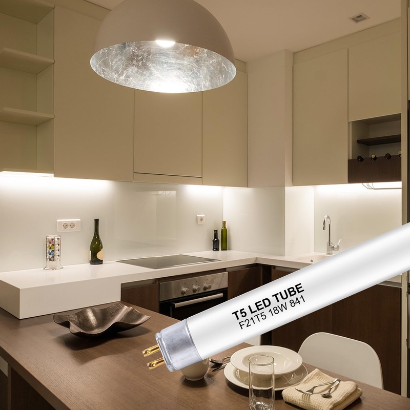 Kixdorbol 34 Inch F21T5/CW LED Replacement Bulbs, 4100K Cool White,