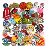 60 PCS Assorted Iron On Patches, Cute Embroidered Patches Bulk