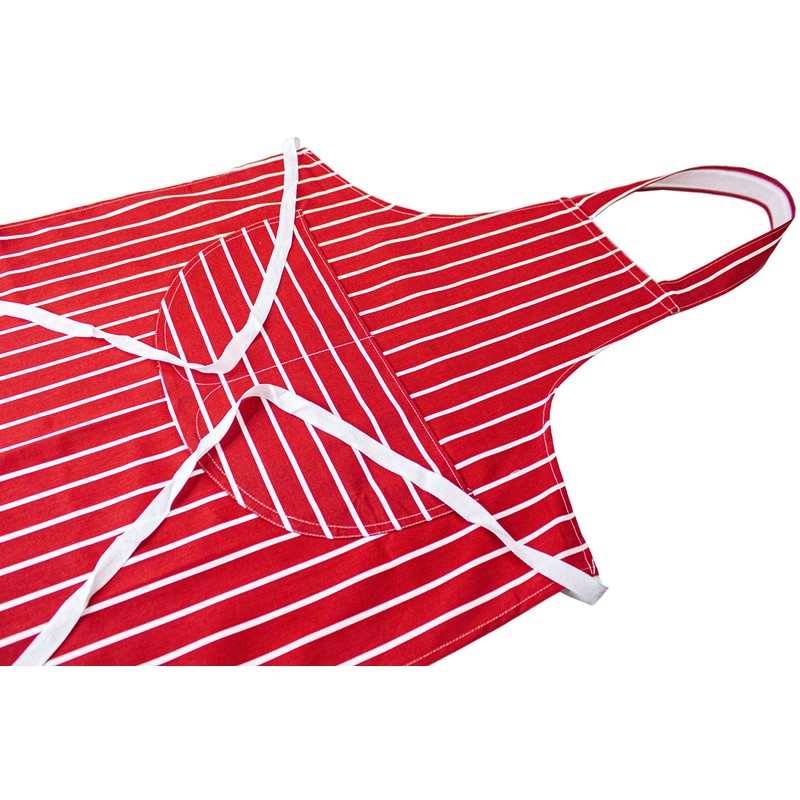 Clay Roberts Chefs Apron, Red, Cooking and Baking Apron for