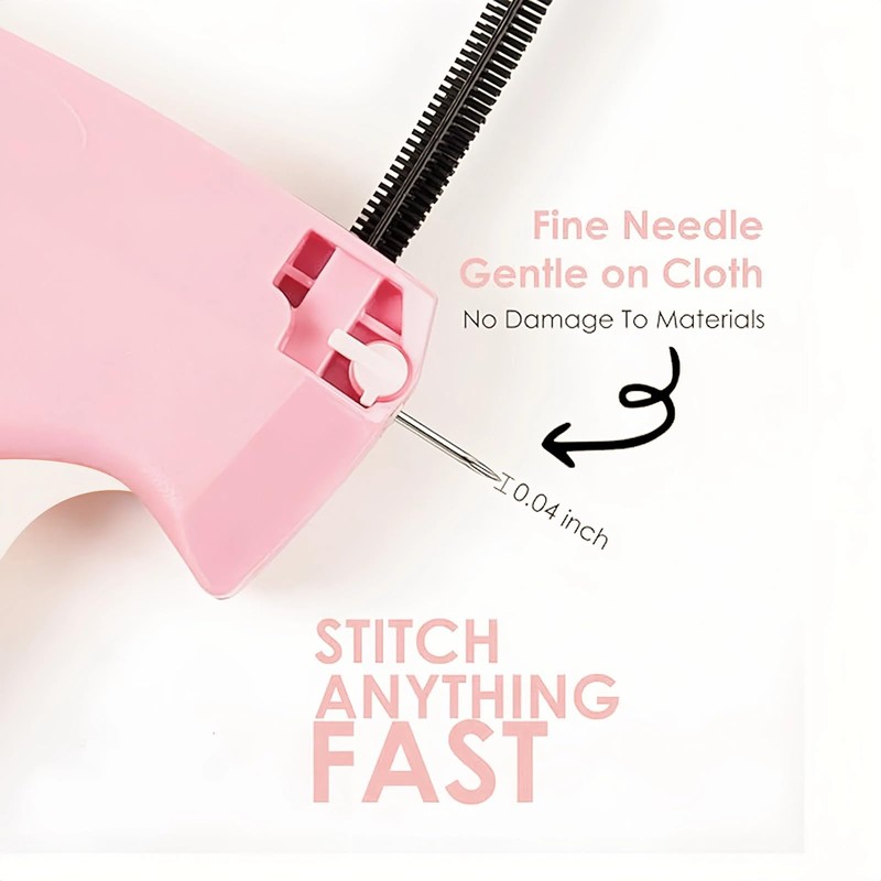 Mini Handheld Stitch Gun for Fast Clothing Repairs - Complete