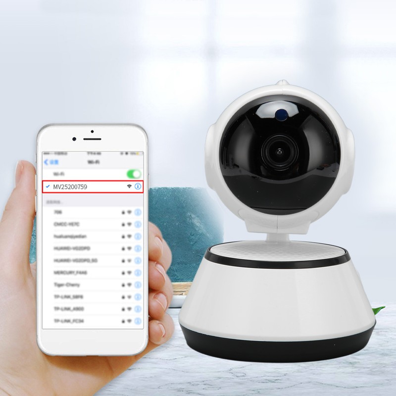 Indoor Security Camera APP Viewing Night Vision 2.4GHz WiFi Continuous